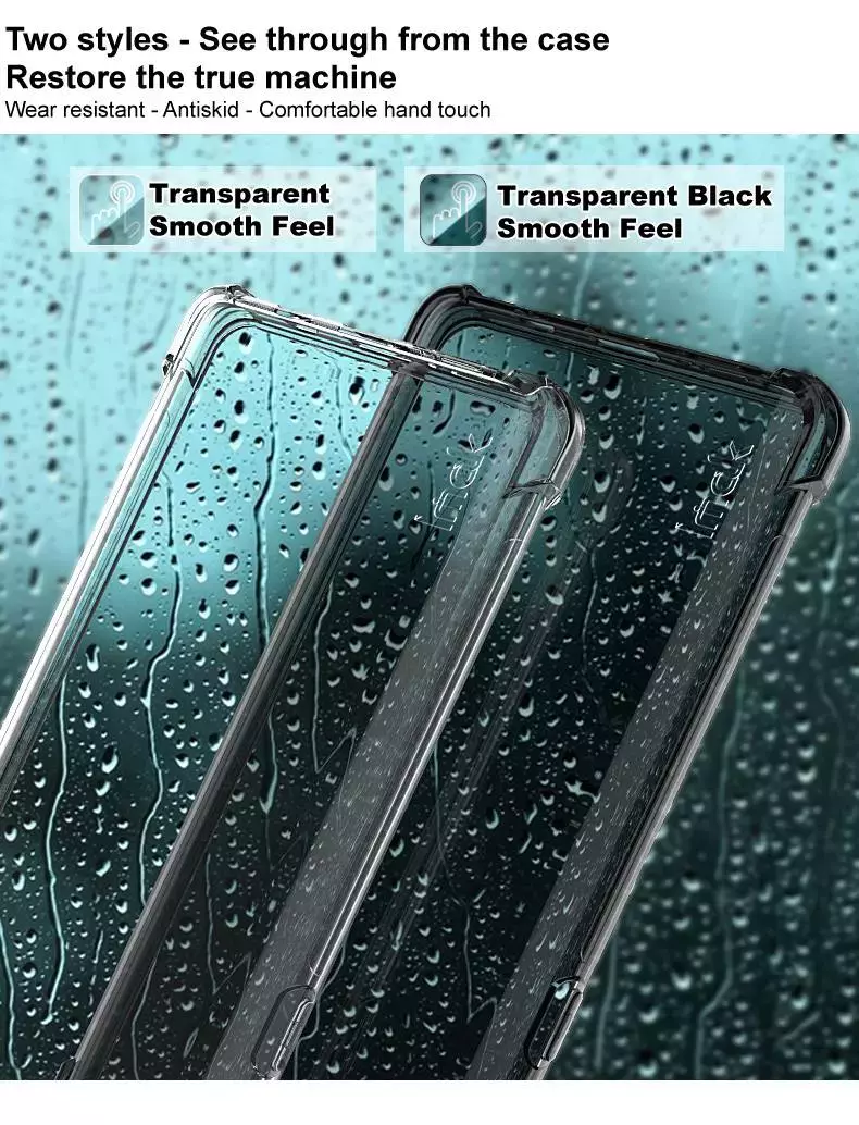 Протиударний чохол бампер для Motorola Moto G62 5G Imak Shock Transparent (Прозорий)