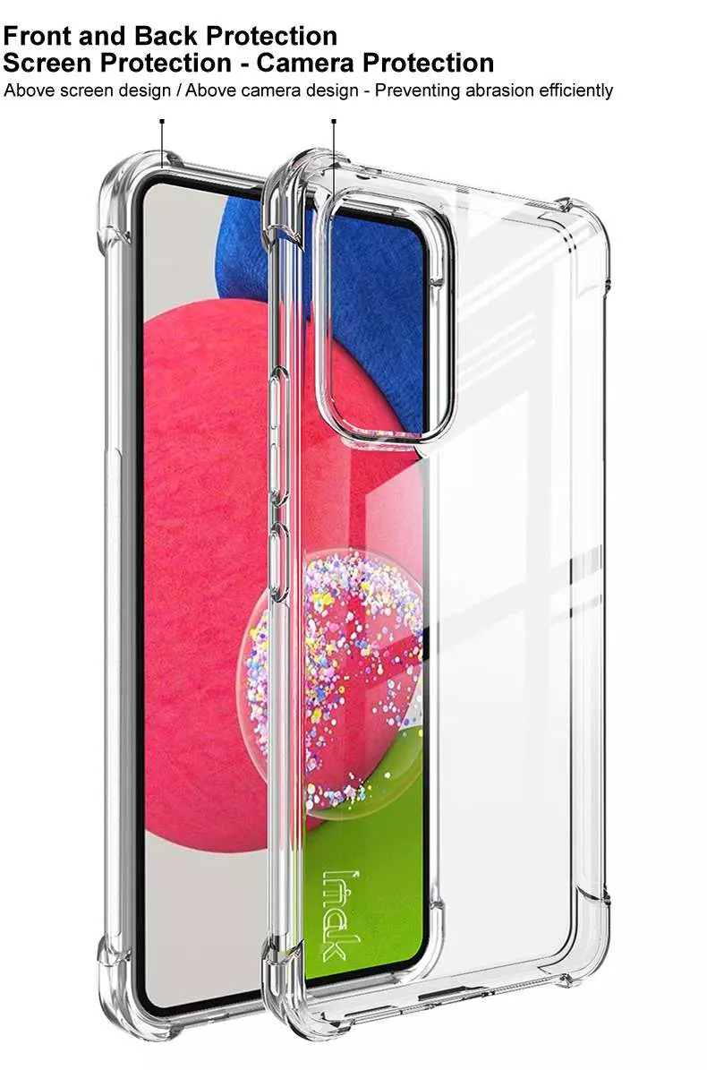 Протиударний чохол бампер для Samsung Galaxy A73 5G Imak Shock Transparent (Прозорий) Протиударний чохол бампер для Samsung Galaxy A73 5G Imak Shock Transparent (Прозорий)