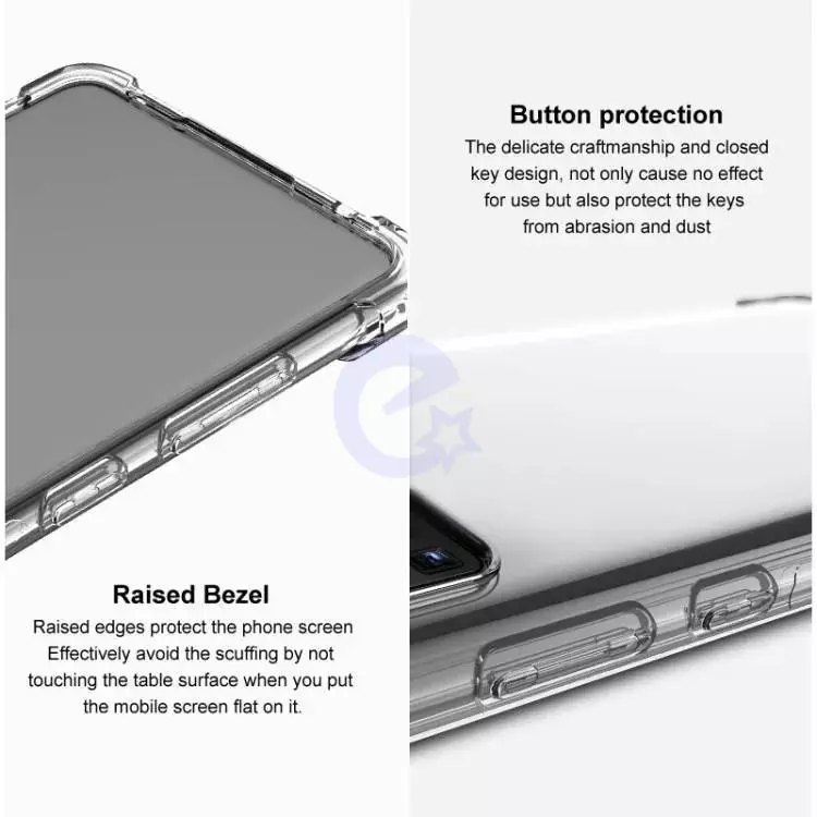 Противоударный чехол бампер для Huawei Honor 60 SE Imak Shock Transparent (Прозрачный)