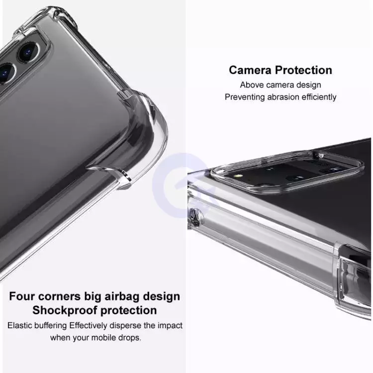 Противоударный чехол бампер для Realme 10 5G Imak Shock Transparent (Прозрачный)