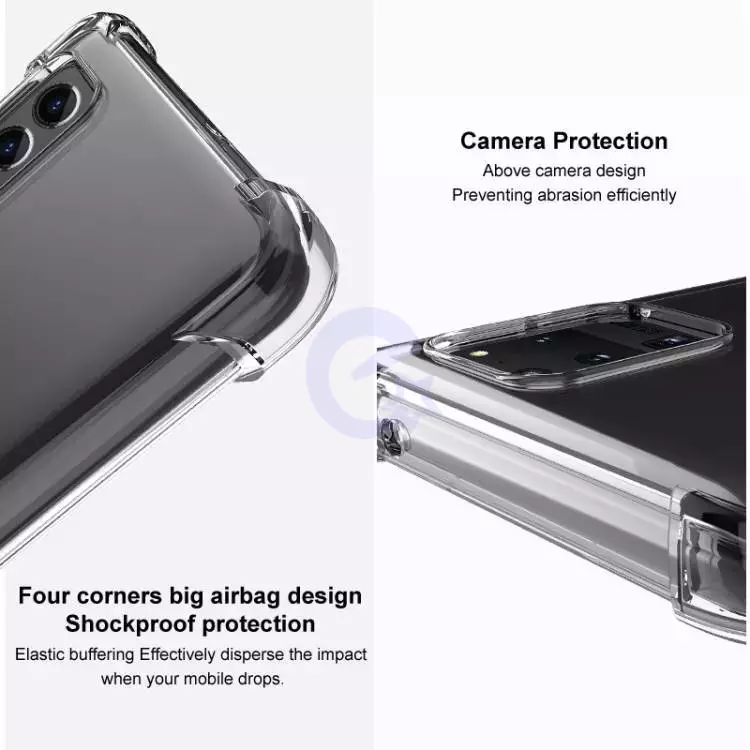 Противоударный чехол бампер для Realme 10s Imak Shock Transparent (Прозрачный)