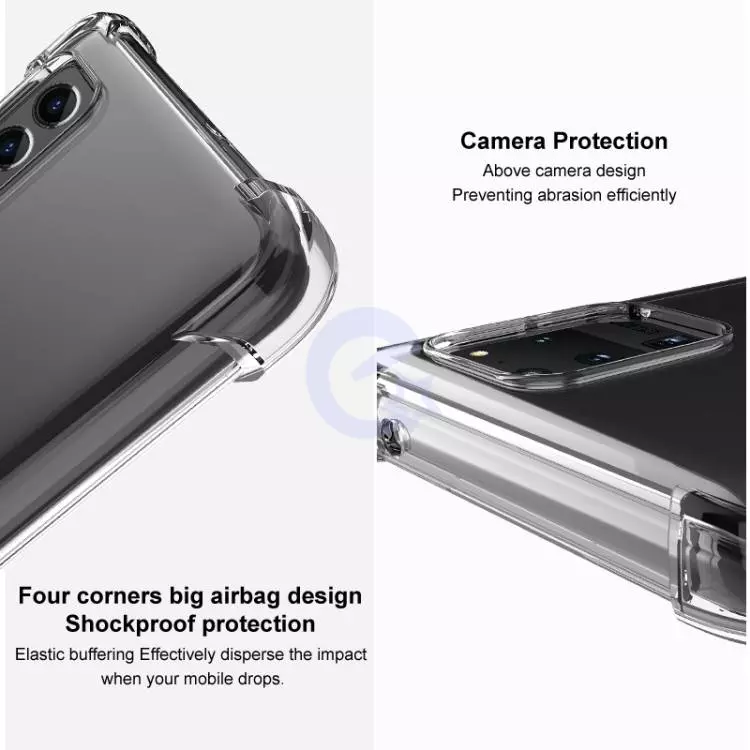 Противоударный чехол бампер для Xiaomi Redmi Note 11 Pro Plus 5G Imak Shock Transparent (Прозрачный)