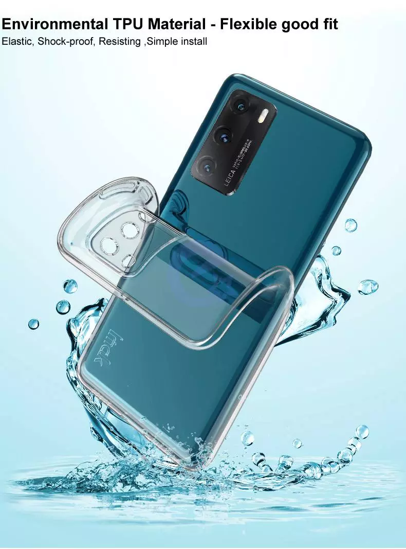 Чехол бампер для Samsung Galaxy M33 Imak Air Transparent (Прозрачный)