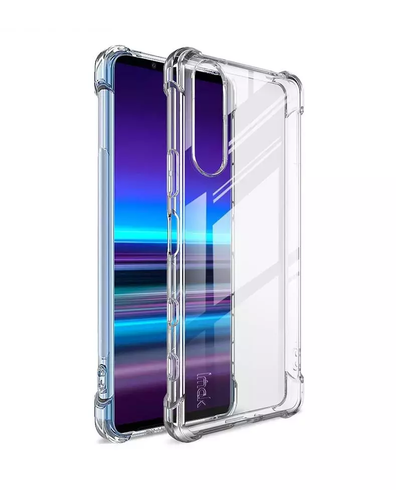 Протиударний чохол бампер для Motorola Moto E22s Imak Shock Transparent (Прозорий)