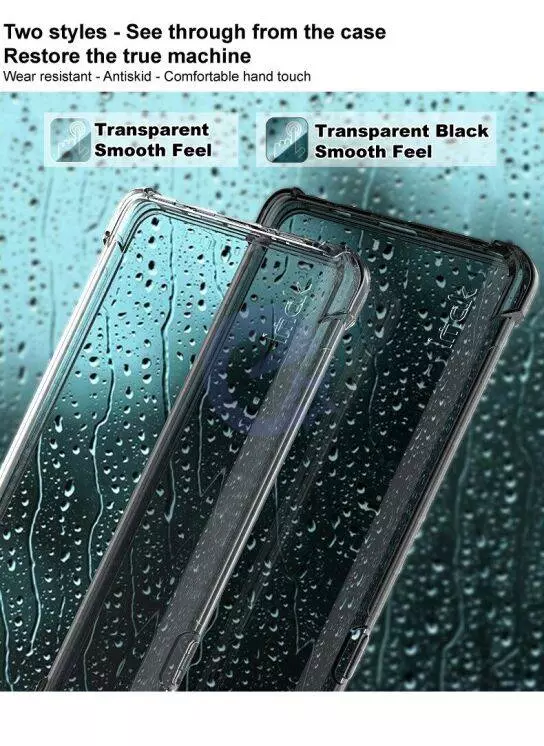 Противоударный чехол бампер для Nokia X30 Imak Shock Transparent (Прозрачный)