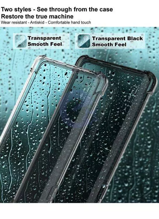 Противоударный чехол бампер для Oppo A17k Imak Shock Black (Черный)