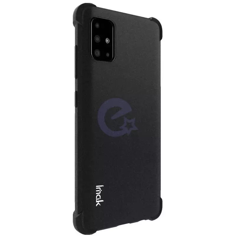 Противоударный чехол бампер для Realme Q3i 5G Imak Shock Matte Black (Матовый Черный)