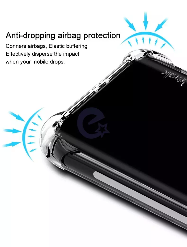 Противоударный чехол бампер для Sony Xperia 5 IV Imak Shock Transparent (Прозрачный)