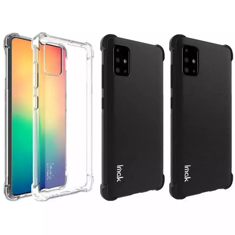 Протиударний чохол бампер для Xiaomi 12T / 12T Pro / Redmi K50 Ultra Imak Shock Matte Black (Матовий Чорний)