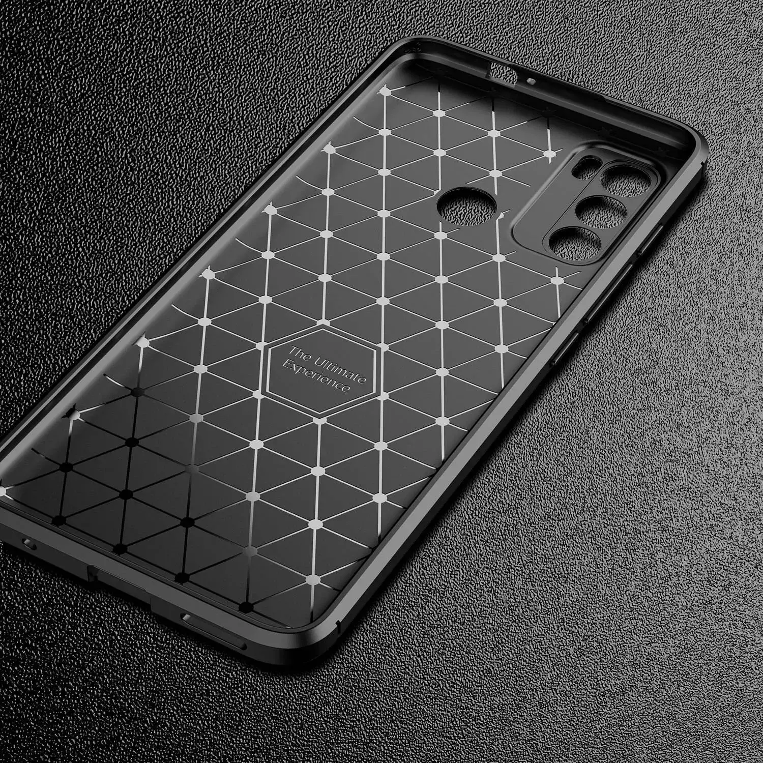 Противоударный чехол бампер для Motorola Moto G51 5G Ipaky Lasy Brown (Коричневый)