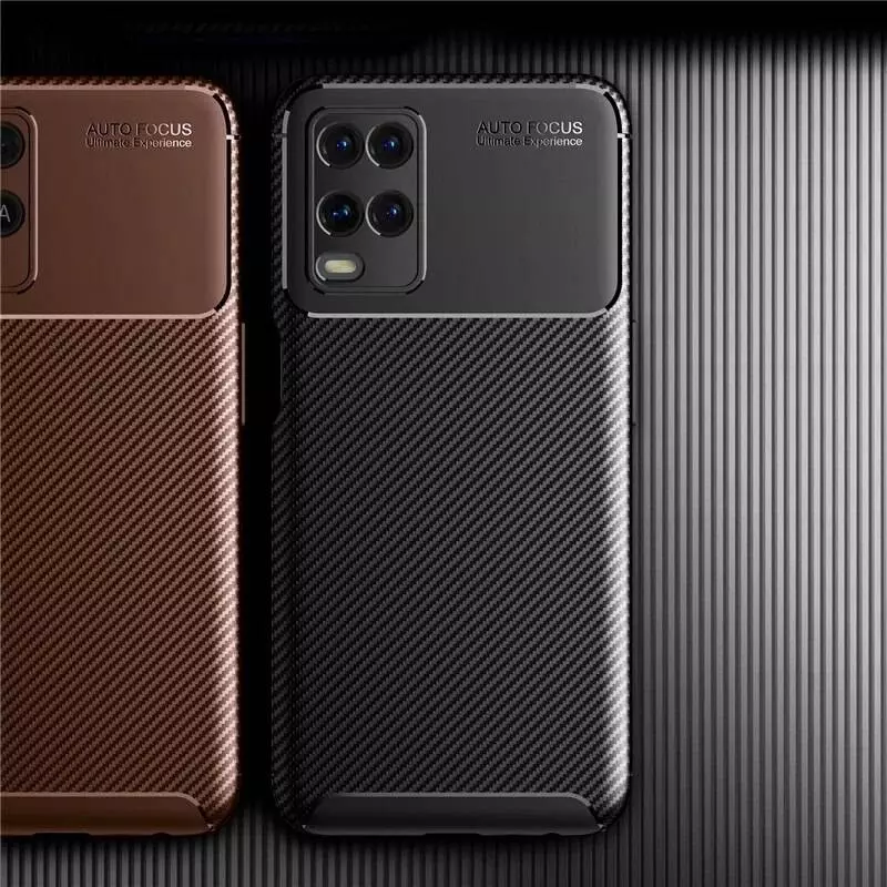 Протиударний чохол бампер для Realme Narzo 50A Ipaky Lasy Brown (Коричневий)