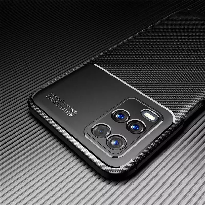 Протиударний чохол бампер для Realme Narzo 50A Ipaky Lasy Black (Чорний)