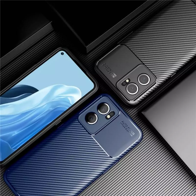 Протиударний чохол бампер для Oppo A17k Ipaky Lasy Black (Чорний)