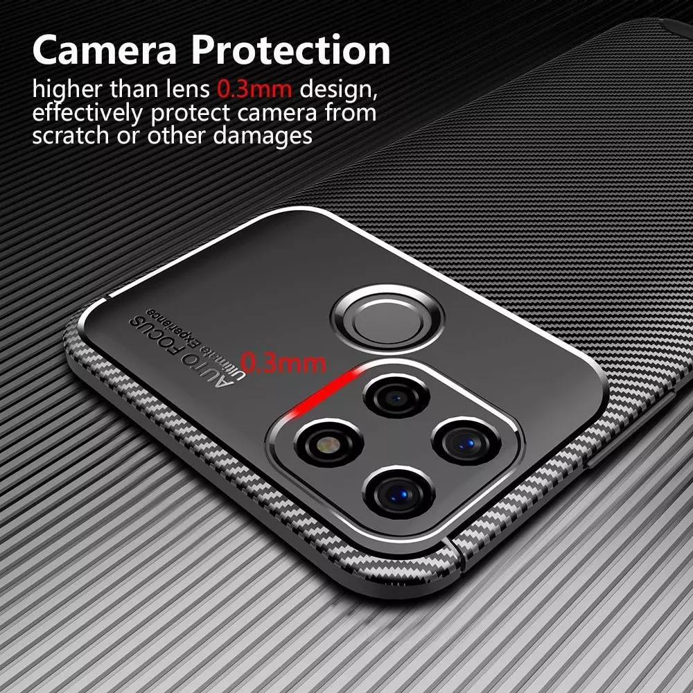 Протиударний чохол бампер для Realme Narzo 50A 5G Ipaky Lasy Black (Чорний)