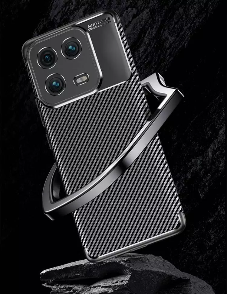 Противоударный чехол бампер для Xiaomi 13 Pro Ipaky Lasy Black (Черный)