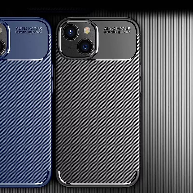 Противоударный чехол бампер для iPhone 14 Ipaky Lasy Blue (Синий)