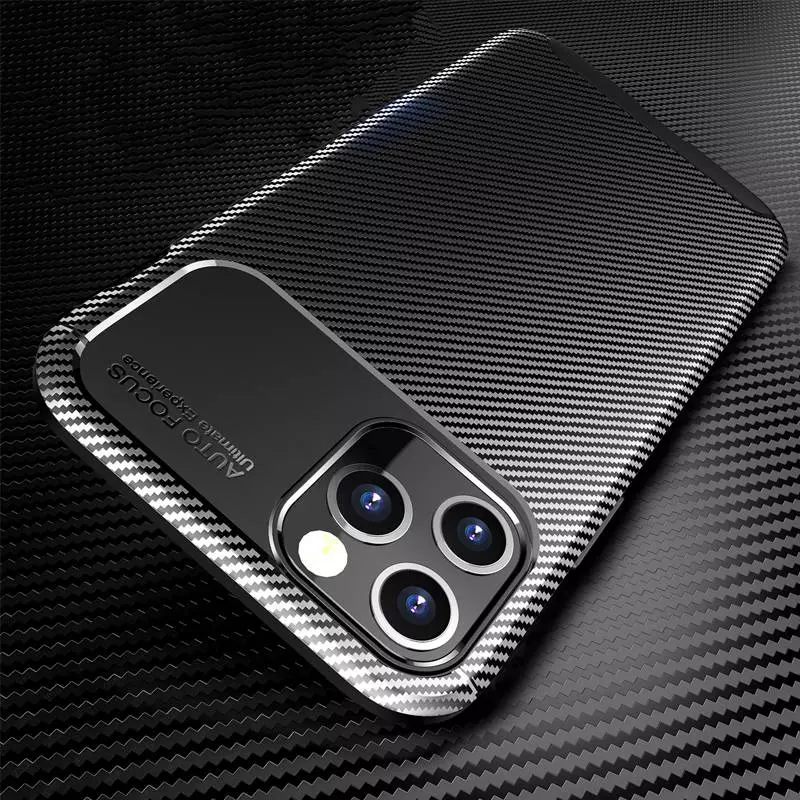 Противоударный чехол бампер для iPhone 14 Pro Max Ipaky Lasy Black (Черный)