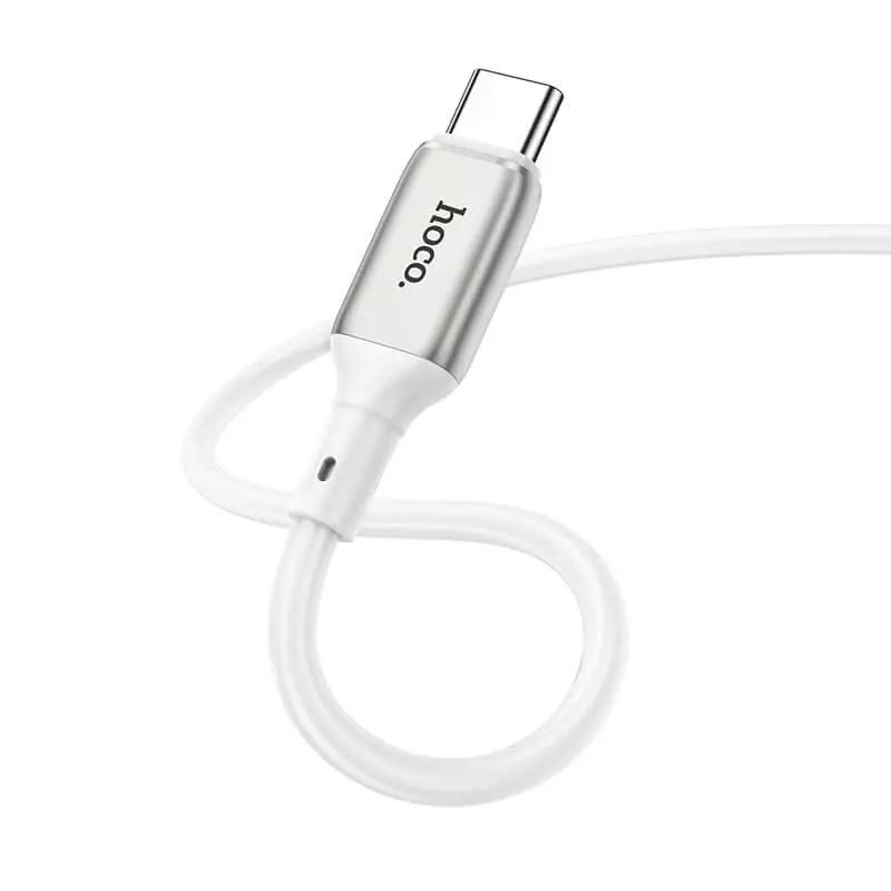 Кабель Hoco Type-C Howdy Charging Data Cable X66 1m, 3A White (Білий) Кабель Hoco Type-C Howdy Charging Data Cable X66 1m, 3A White (Білий)