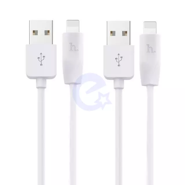Кабель Lightning USB Hoco X1 2pcs 1M White (Белый)