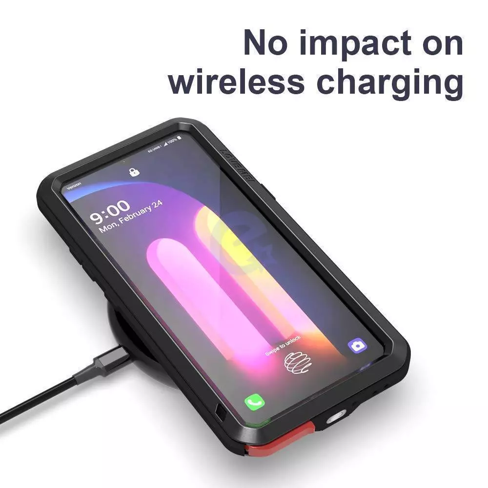 Противоударный чехол бампер для Google Pixel 6 Love Mei PowerFull Black (Черный)