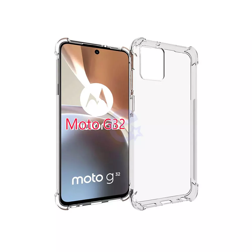 Чехол бампер для Motorola Moto G32 Anomaly Crystal Hybrid Transparent (Прозрачный)