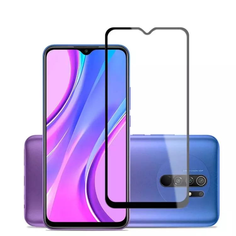 Защитное стекло для Xiaomi Redmi 9A / Redmi 9C / Redmi 10A Mocolo Full Cover Glue Glass (полная проклейка экрана) Black (Черный)