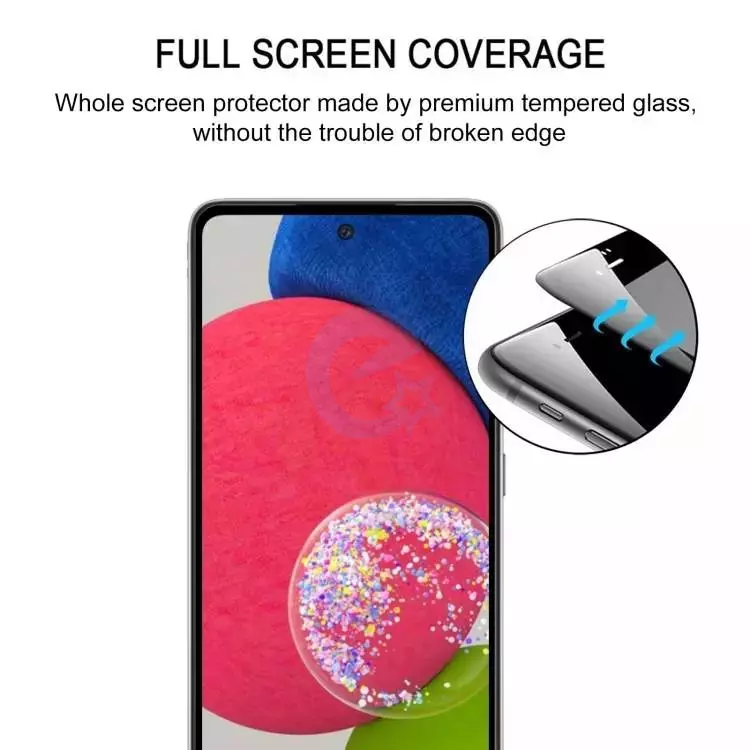Защитное стекло для Samsung Galaxy S23 Mocolo Full Cover Glue Glass (полная проклейка экрана) Black (Черный)