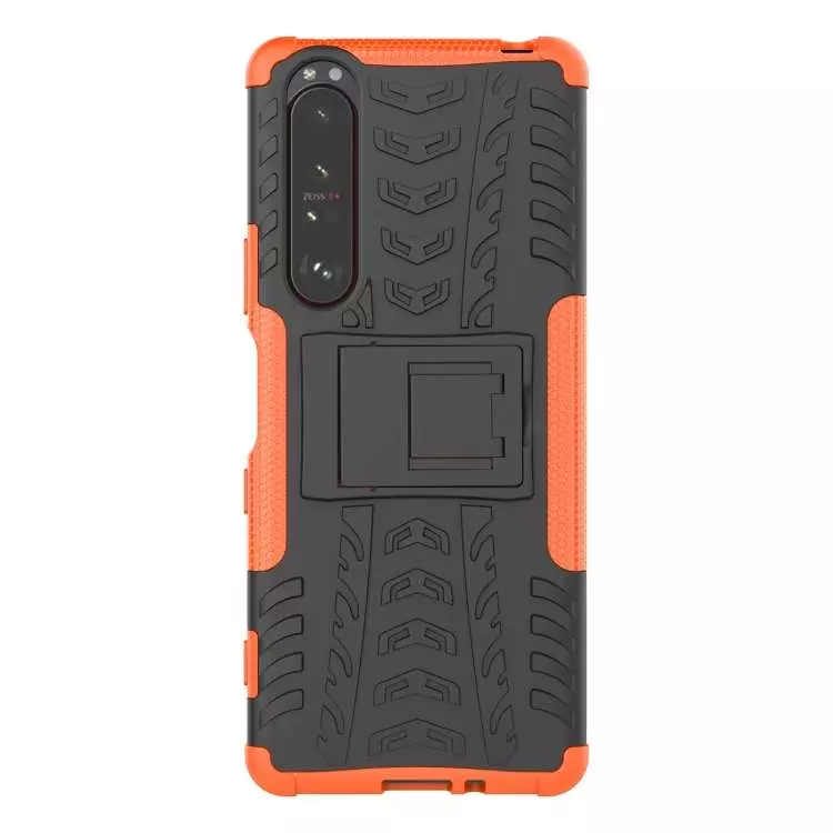 Протиударний чохол бампер для Sony Xperia 1 III Nevellya Case (вбудована підставка) Blue (Синій)