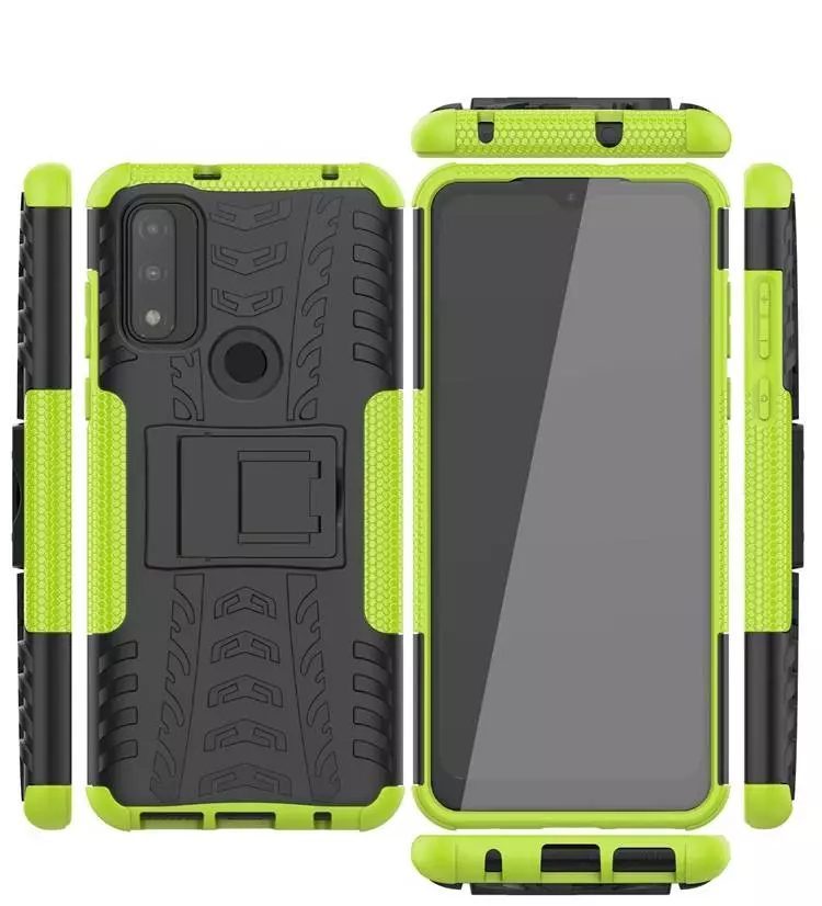 Протиударний чохол бампер для Motorola Moto G31 / G41 Nevellya Case (вбудована підставка) Green (Зелений) Протиударний чохол бампер для Motorola Moto G31 / G41 Nevellya Case (вбудована підставка) Green (Зелений)