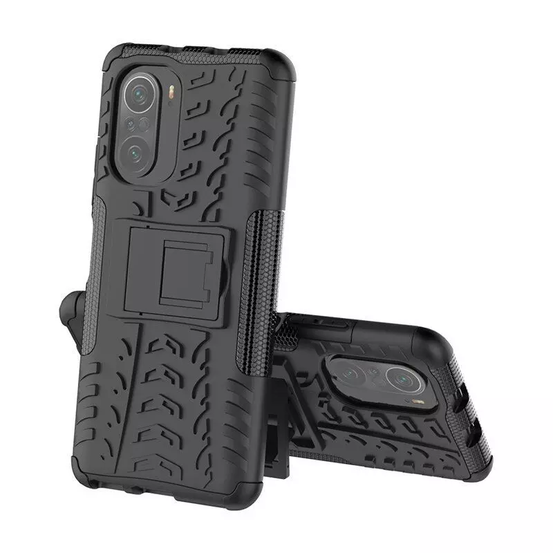 Протиударний чохол бампер для Xiaomi Redmi A1 / Redmi A2 Nevellya Case (вбудована підставка) Black (Чорний)