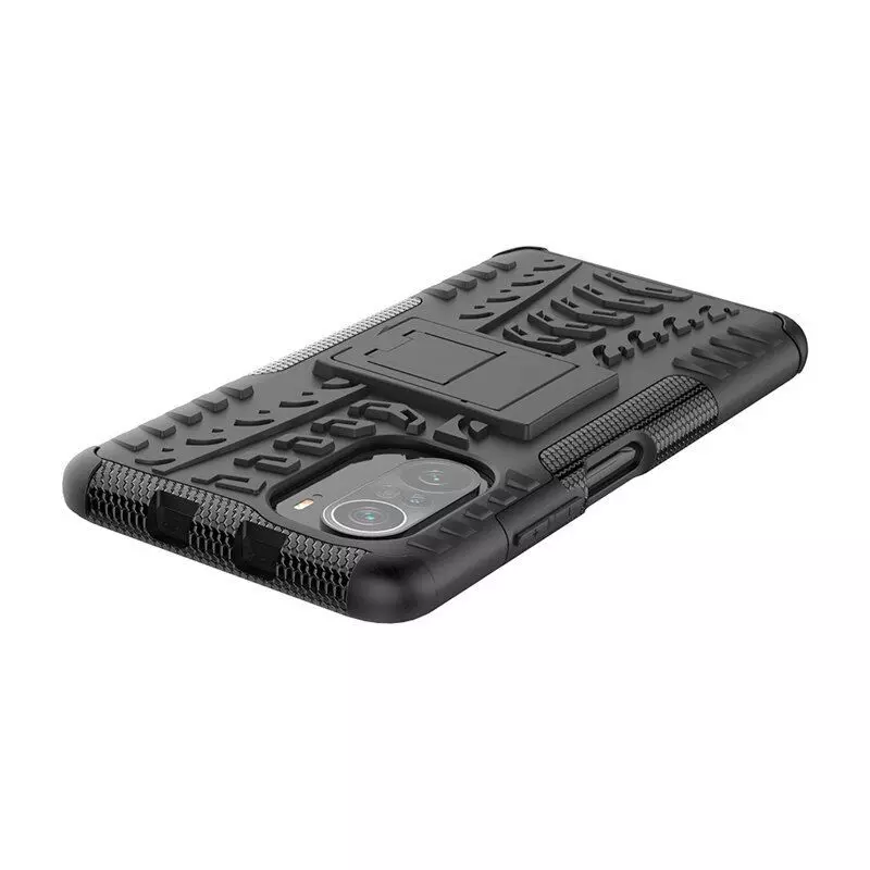 Протиударний чохол бампер для Xiaomi Redmi A1 / Redmi A2 Nevellya Case (вбудована підставка) Black (Чорний)