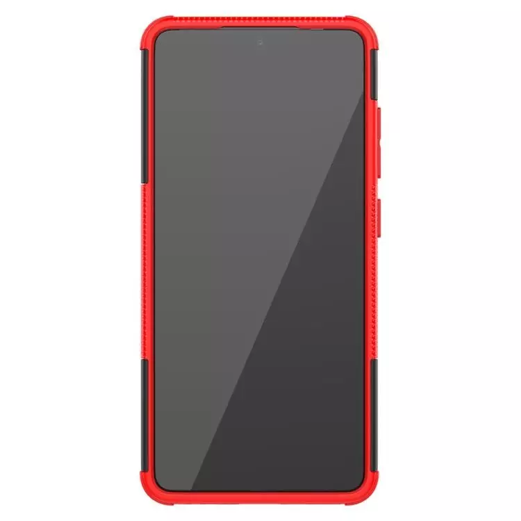 Протиударний чохол бампер для Samsung Galaxy A73 5G Nevellya Case (вбудована підставка) Red (Червоний)