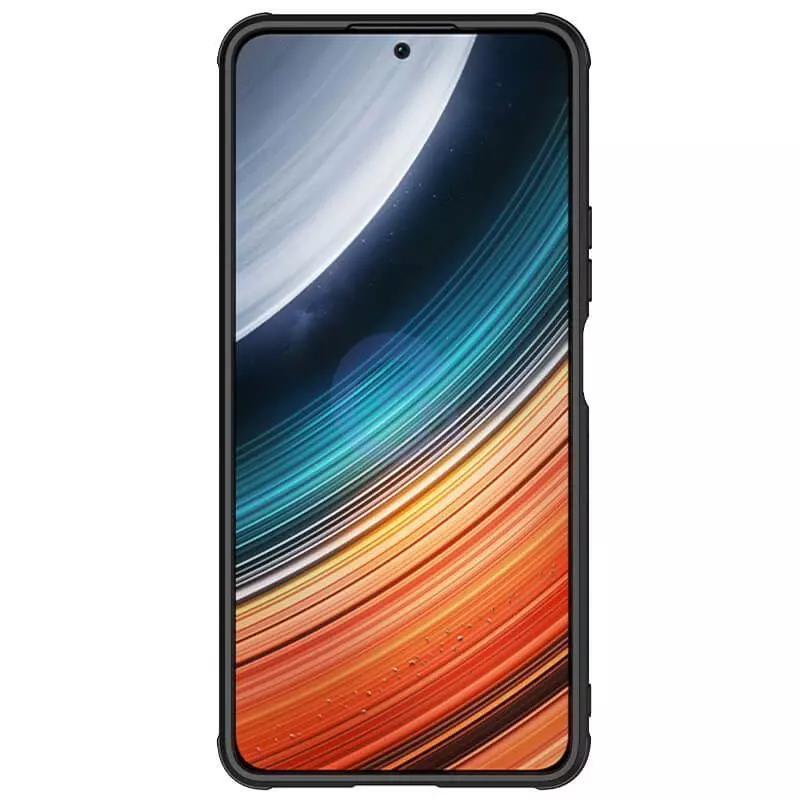 Протиударний чохол бампер Nillkin CamShield Leather для Xiaomi Poco F4 / Redmi K50 / Redmi K50 Pro / Redmi K40S Black (Чорний)
