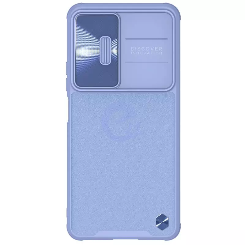 Протиударний чохол бампер Nillkin CamShield Leather для Xiaomi Poco F4 / Redmi K50 / Redmi K50 Pro / Redmi K40S Purple (Пурпурний)