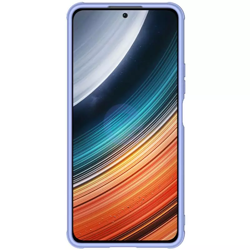 Протиударний чохол бампер Nillkin CamShield Leather для Xiaomi Poco F4 / Redmi K50 / Redmi K50 Pro / Redmi K40S Purple (Пурпурний)