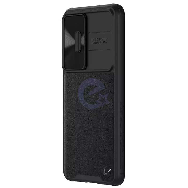 Протиударний чохол бампер Nillkin CamShield Leather для Xiaomi Poco F4 / Redmi K50 / Redmi K50 Pro / Redmi K40S Black (Чорний)