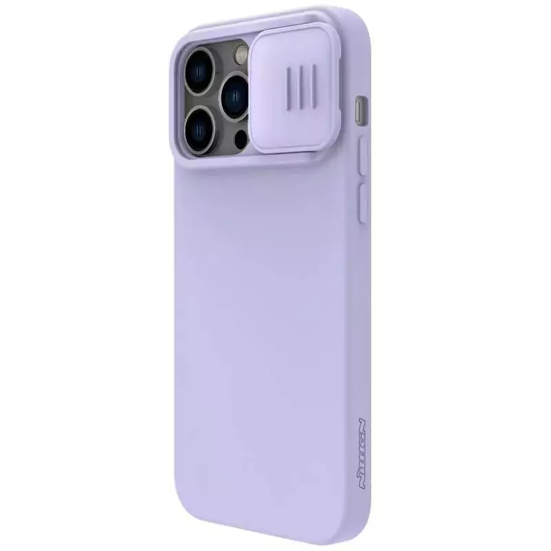 Протиударний чохол бампер Nillkin CamShield Pro (шторка на камеру) для Vivo Y02 Purple (Пурпурний)