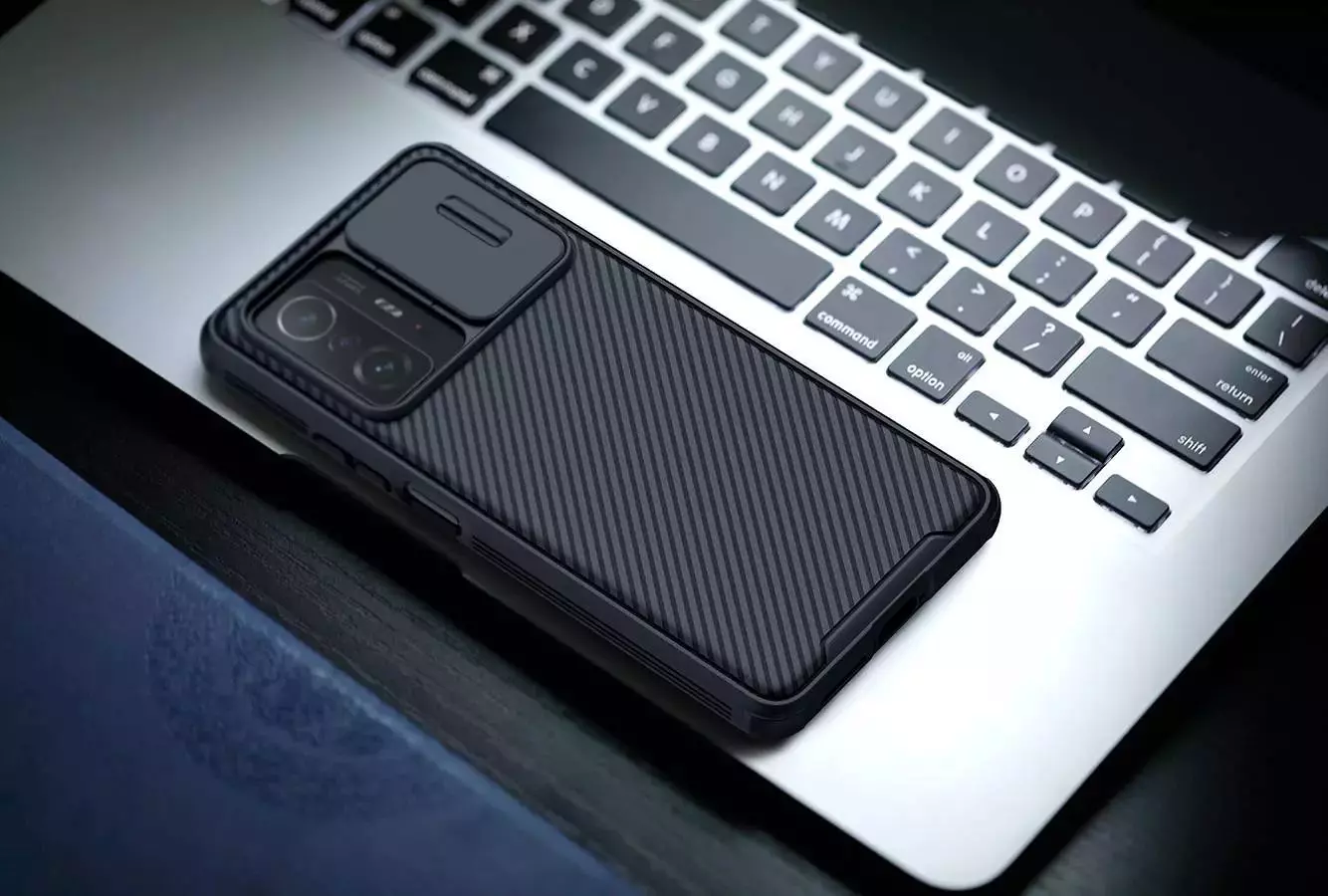 Протиударний чохол бампер Nillkin CamShield Pro (шторка на камеру) для Vivo Y02 Purple (Пурпурний)