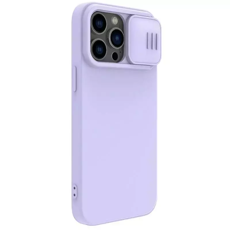 Протиударний чохол бампер Nillkin CamShield Pro (шторка на камеру) для Vivo Y02 Purple (Пурпурний)