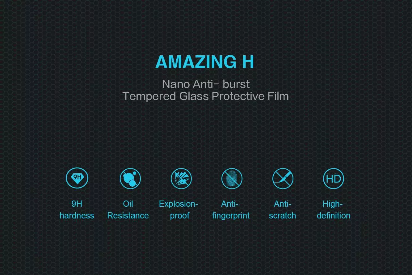 Закаленное защитное стекло Nillkin H для Xiaomi Poco M4 Pro Transparent (Прозрачный)