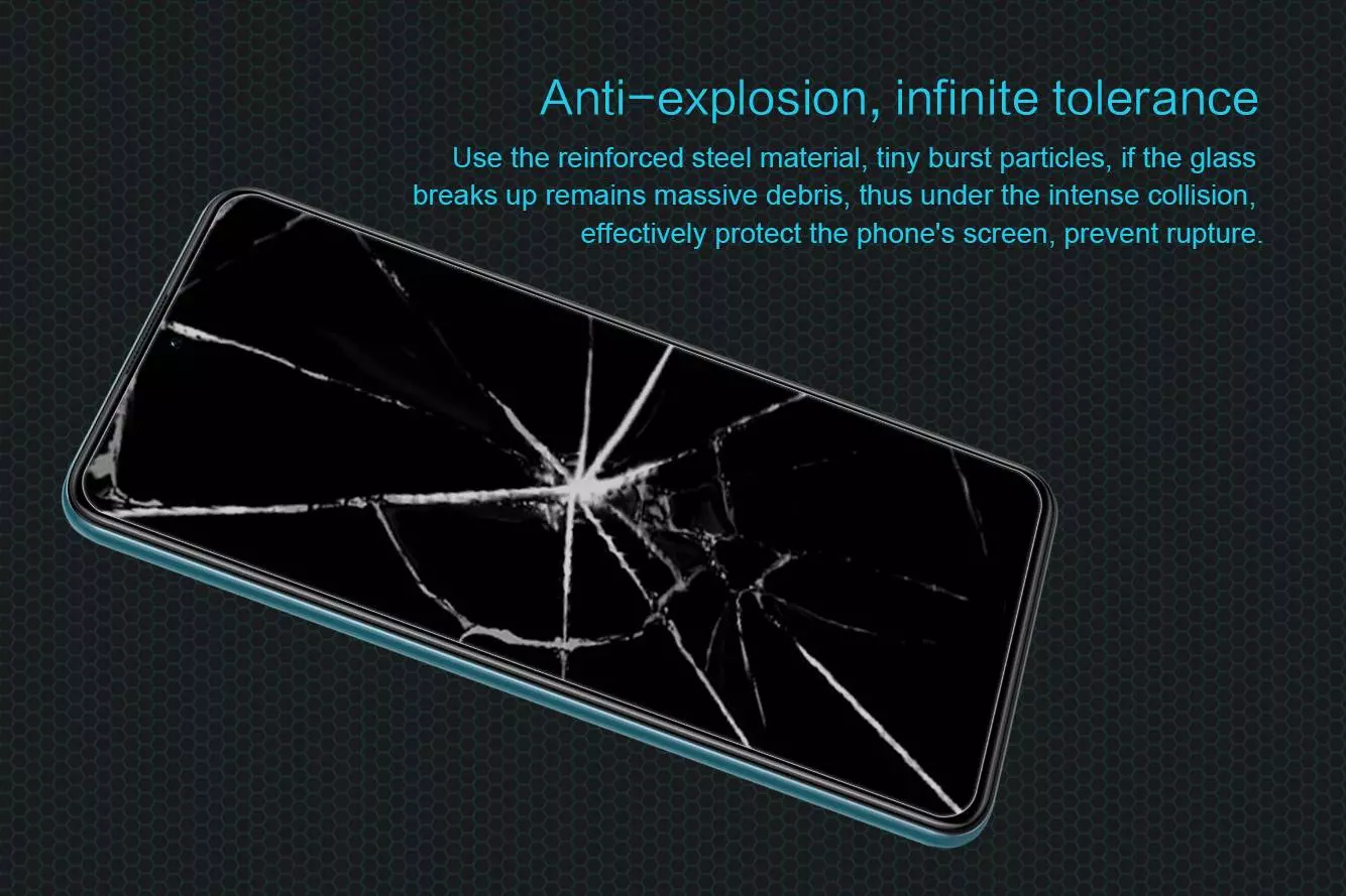 Закаленное защитное стекло Nillkin H для Xiaomi Poco M4 Pro Transparent (Прозрачный)