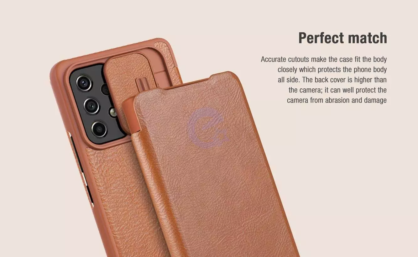 Чехол книжка Nillkin Qin Pro (шторка на камеру) для Samsung Galaxy A53 5G Red (Красный) Чехол книжка Nillkin Qin Pro (шторка на камеру) для Samsung Galaxy A53 5G Red (Красный)