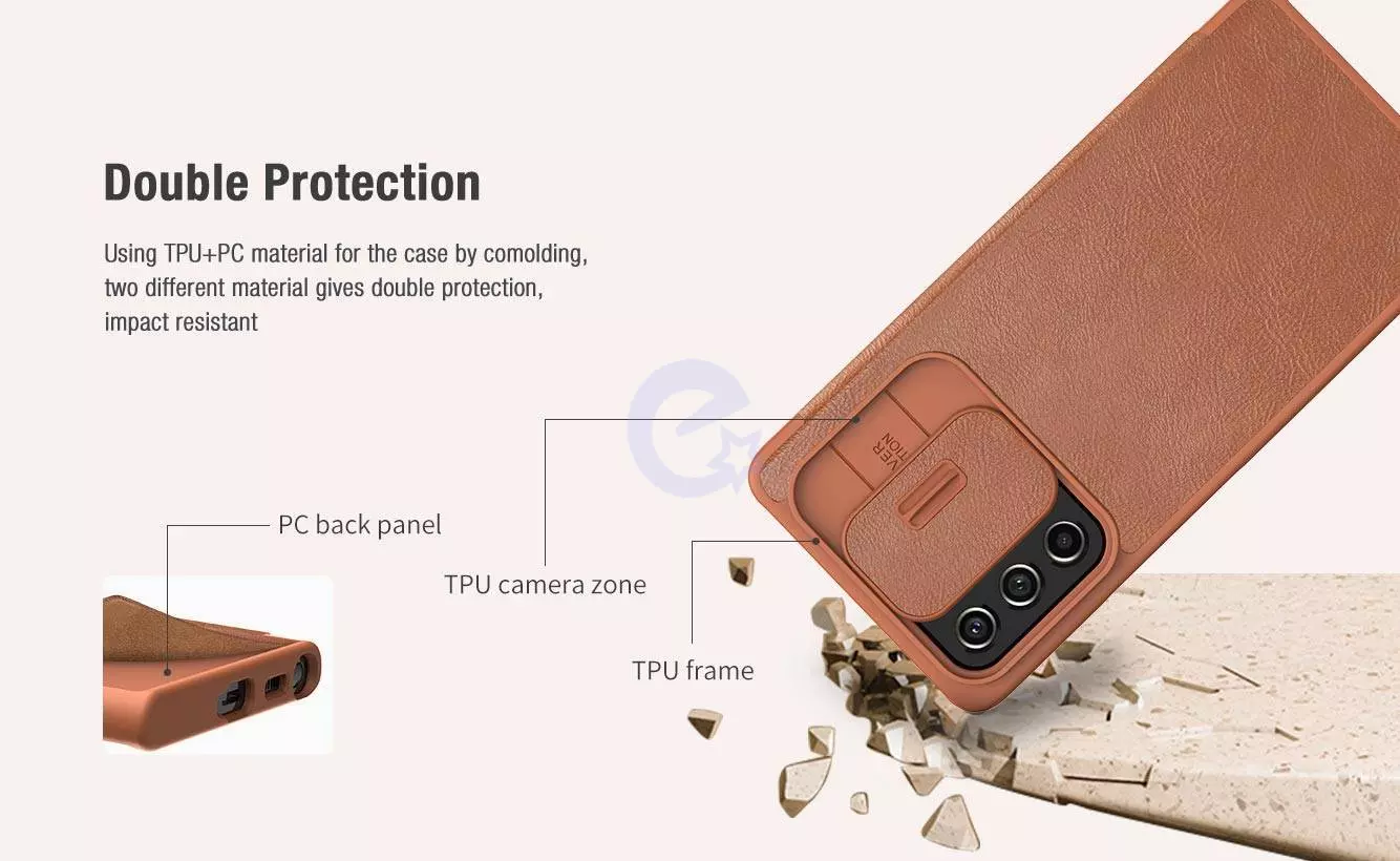 Чехол книжка Nillkin Qin Pro (шторка на камеру) для Samsung Galaxy A53 5G Red (Красный) Чехол книжка Nillkin Qin Pro (шторка на камеру) для Samsung Galaxy A53 5G Red (Красный)