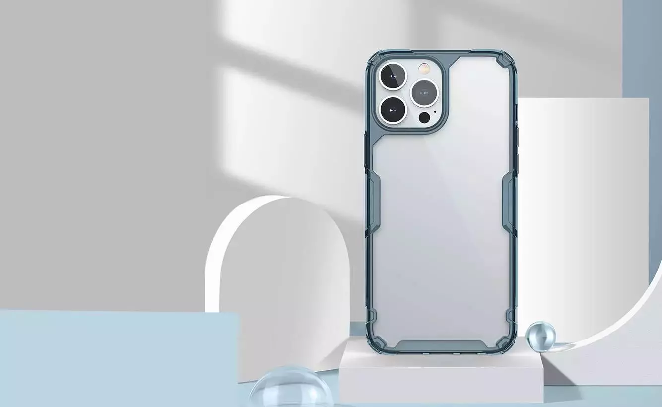 Чехол бампер Nillkin TPU Nature Pro для Vivo Y02 Blue (Синий)