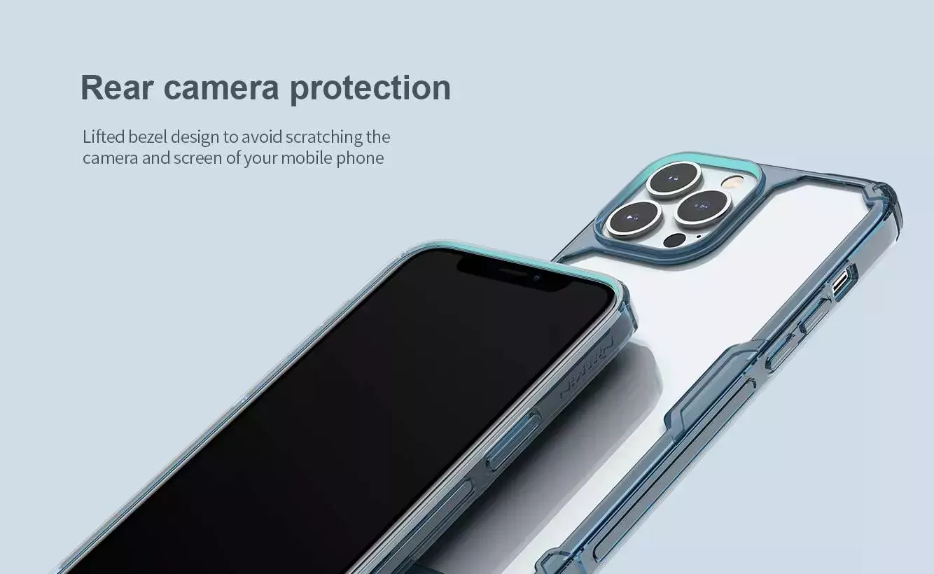 Чехол бампер Nillkin TPU Nature Pro для Vivo Y02 Transparent (Прозрачный)