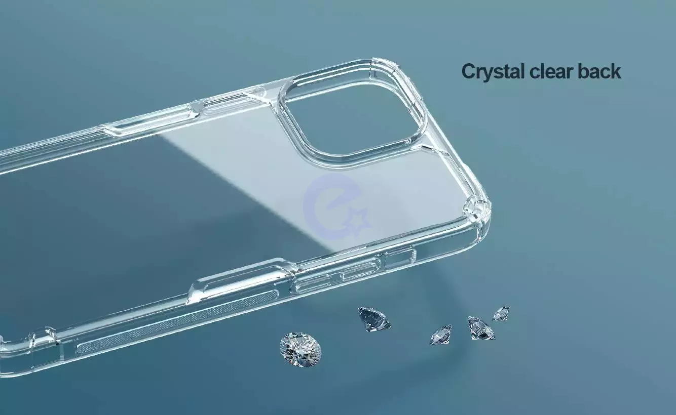 Чехол бампер Nillkin TPU Nature Pro для Vivo Y02 Transparent (Прозрачный)