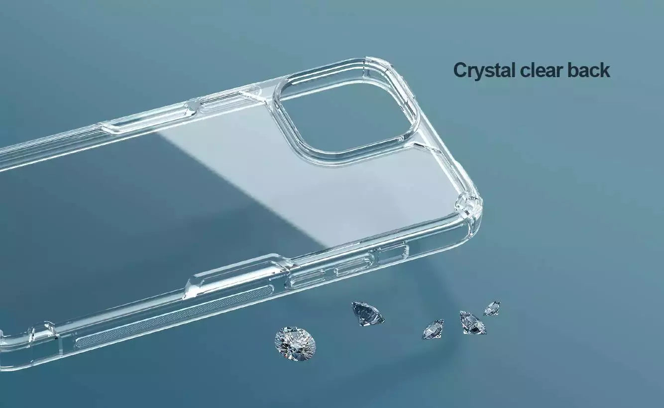 Чехол бампер Nillkin TPU Nature Pro для Vivo Y02 Blue (Синий)