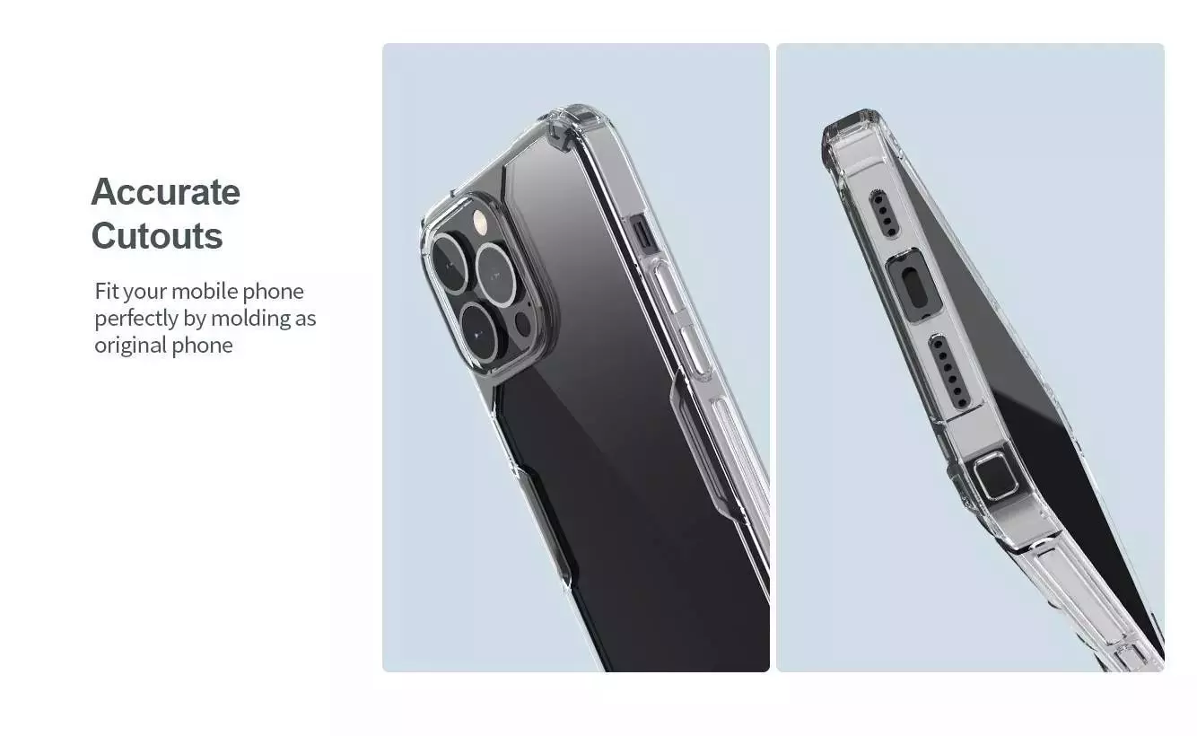 Чехол бампер Nillkin TPU Nature Pro для Vivo Y02 Transparent (Прозрачный)