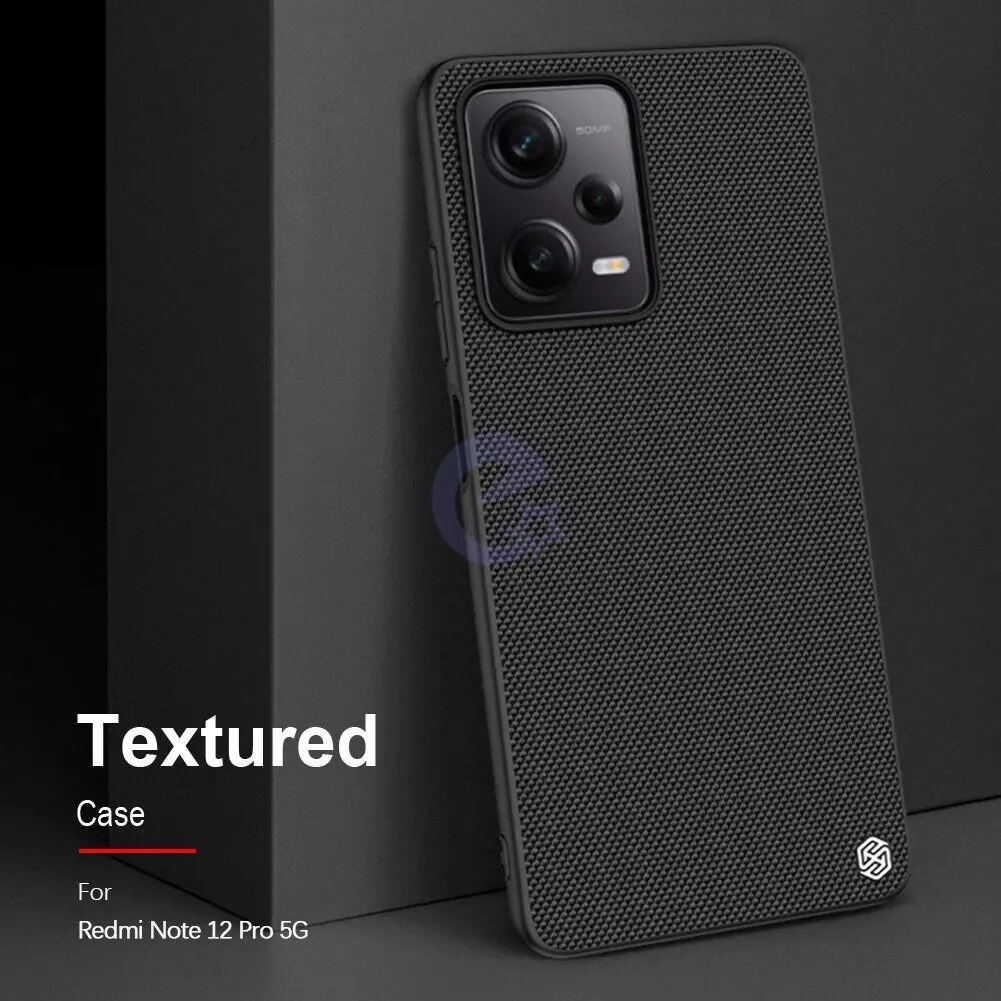 Чохол бампер Nillkin Textured для Xiaomi Redmi Note 12 Pro 5G / Poco X5 Pro Black (Чорний) Чохол бампер Nillkin Textured для Xiaomi Redmi Note 12 Pro 5G / Poco X5 Pro Black (Чорний)