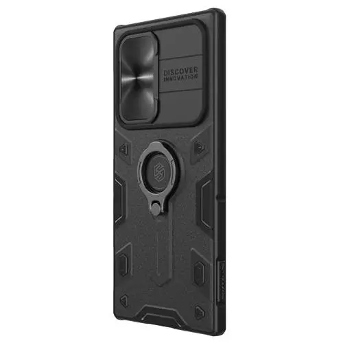 Противоударный чехол бампер Nillkin CamShield Armor (шторка на камеру) для Samsung Galaxy S22 Ultra Blue (Синий) Противоударный чехол бампер Nillkin CamShield Armor (шторка на камеру) для Samsung Galaxy S22 Ultra Blue (Синий)